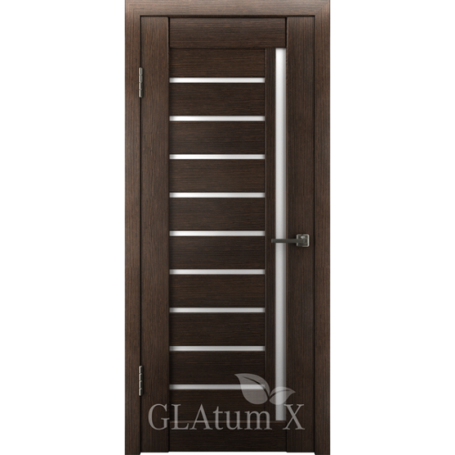 Межкомнатные двери GLAtum X11 Green Line, стекло:сатин белый